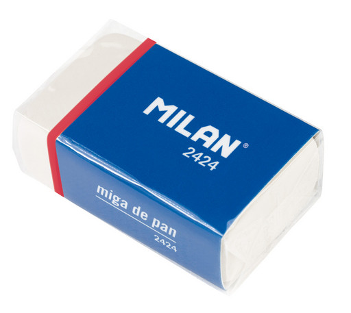 "Milan" Мягкий ластик из синтетического каучука 2424 3,9 х 2,3 х 1,3 см 24 шт. CMM2424