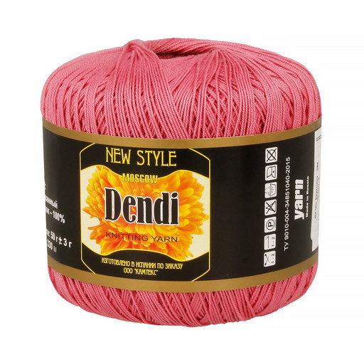 Пряжа Камтекс КТ "Денди" 100% мерсеризованный хлопок 10 шт. х 50 г 330 м