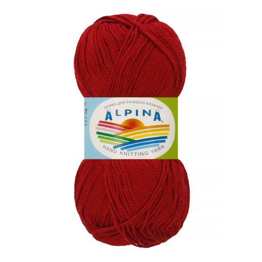 Пряжа ALPINA "HOLLY" 100% мерсеризованный хлопок 10 шт. х 50 г 200 м ± 10 м