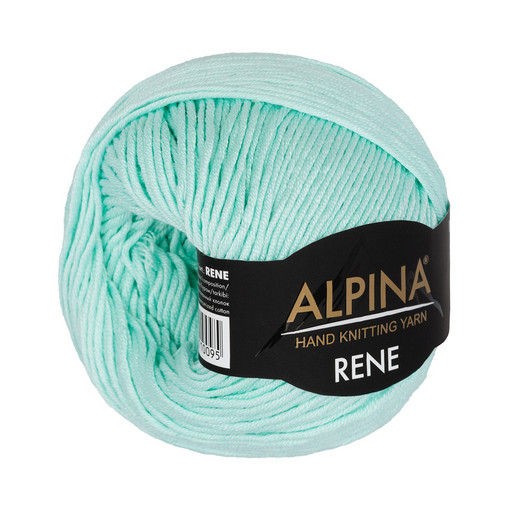 Пряжа ALPINA "RENE" 2 100% мерсеризованный хлопок 10 шт. х 50 г 105 м ± 5 м