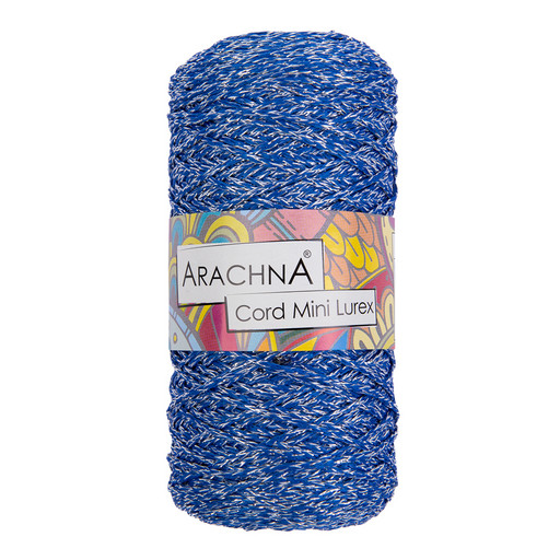 Пряжа ARACHNA "Cord Mini Lurex" 90% полиэфир, 10% люрекс 3 шт. х 75 г ± 10 г 200 м ± 10 м