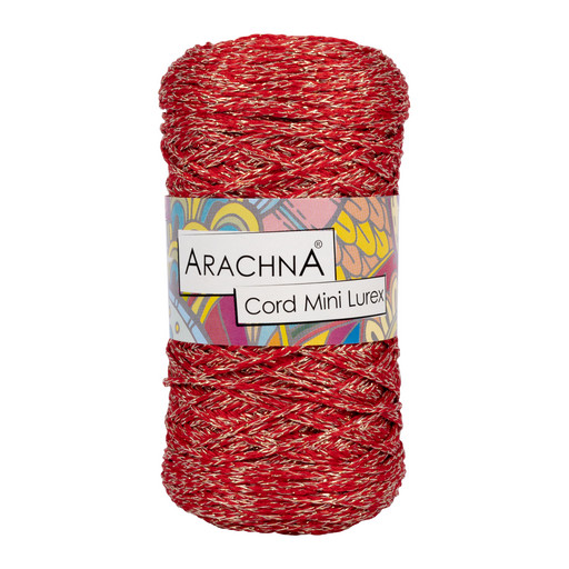 Пряжа ARACHNA "Cord Mini Lurex" 90% полиэфир, 10% люрекс 3 шт. х 75 г ± 10 г 200 м ± 10 м