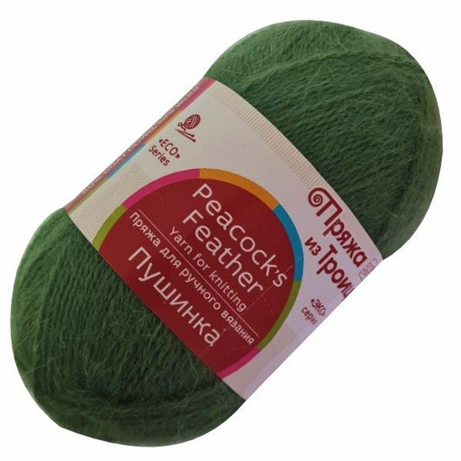Пряжа из Троицка "Пушинка" 50% шерсть, 50% козий пух 10 шт. х 50 г 225 м