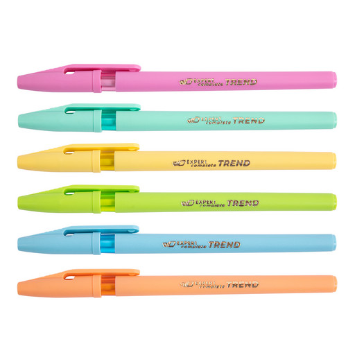 "Expert Complete" Trend Pastel Ручка шариковая неавтоматическая ECBP-06 0.5 мм 12 шт. 01 ассорти цвет чернил: синий