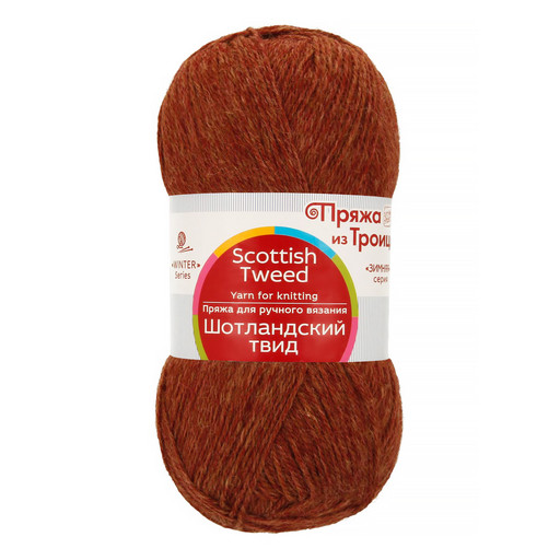 Пряжа из Троицка "Шотландский твид" 100% шерсть 10 шт. х 100 г 360 м