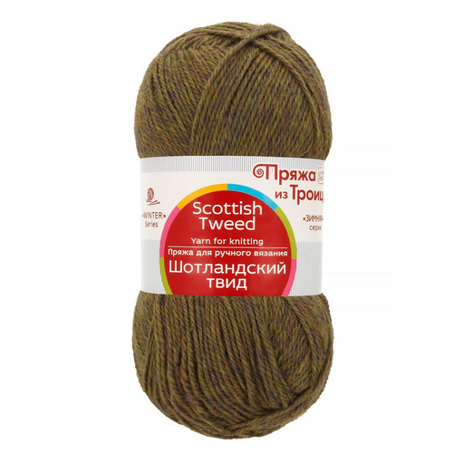 Пряжа из Троицка "Шотландский твид" 100% шерсть 10 шт. х 100 г 360 м