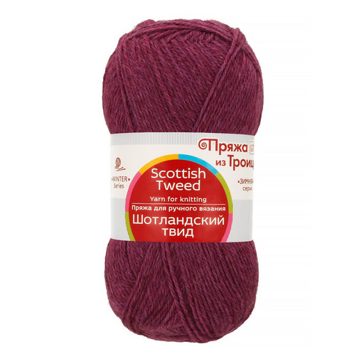 Пряжа из Троицка "Шотландский твид" 100% шерсть 10 шт. х 100 г 360 м