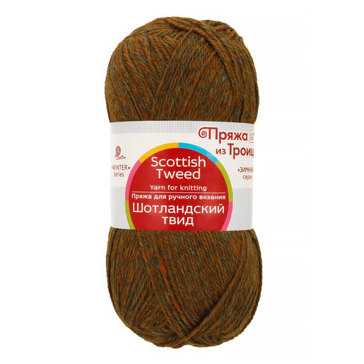Пряжа из Троицка "Шотландский твид" 100% шерсть 10 шт. х 100 г 360 м