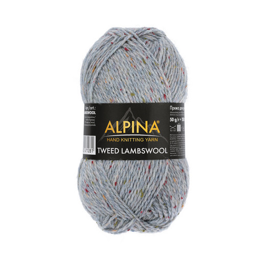 Пряжа ALPINA "TWEED LAMBSWOOL" 75% шерсть, 25% полиамид 10 шт. х 50 г 150 м ± 5 м