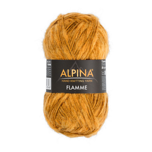Пряжа ALPINA "FLAMME" 59% хлопок, 29% шерсть, 12% акрил 10 шт. х 50 г 90 м ± 5 м