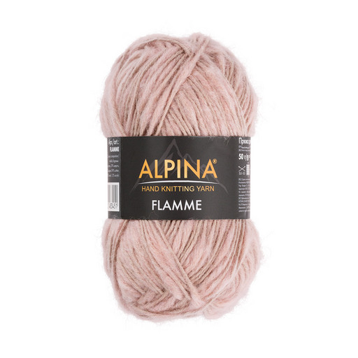 Пряжа ALPINA "FLAMME" 59% хлопок, 29% шерсть, 12% акрил 10 шт. х 50 г 90 м ± 5 м