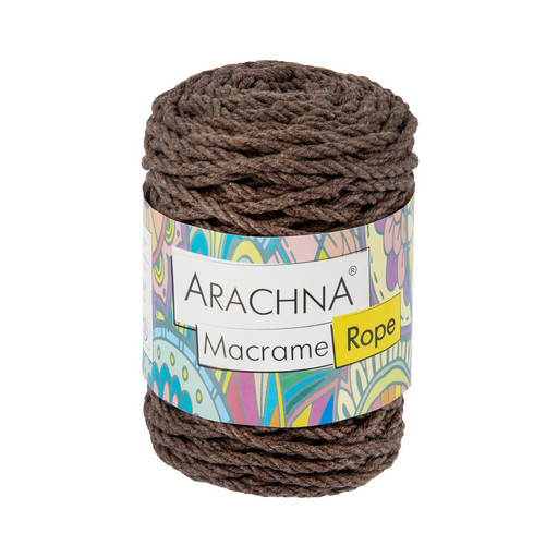 Пряжа ARACHNA "Macrame Rope" 70% хлопок, 30% полиэстер 3 шт. х 120 г ± 10 г 54 м ± 1 м