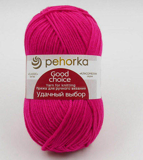 Пряжа Пехорская ПТ "Удачный выбор" 100% акрил 5 шт. х 100 г 200 м