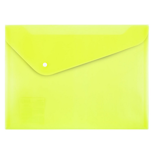 "Expert Complete" Trend NEON Папка-конверт с кнопкой A4 180 мкм волокно 20 шт. желтый EC211130009