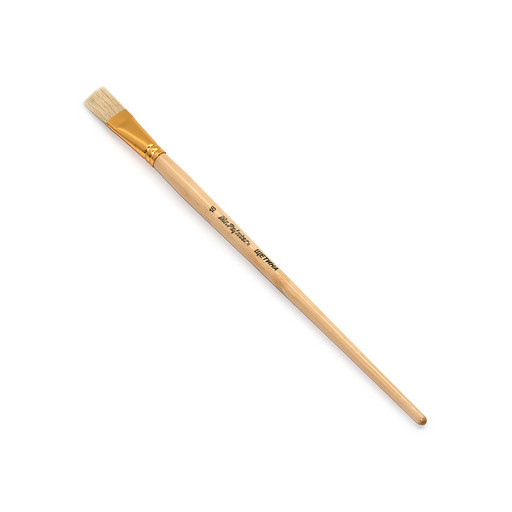 Кисть щетина "Mr.Painter" BBR 134-18 плоская 5 шт длинная ручка №18