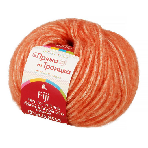 Пряжа из Троицка "Фиджи" 60% хлопок, 20% мериносовая шерсть, 20% акрил 5 шт. х 50 г 95 м