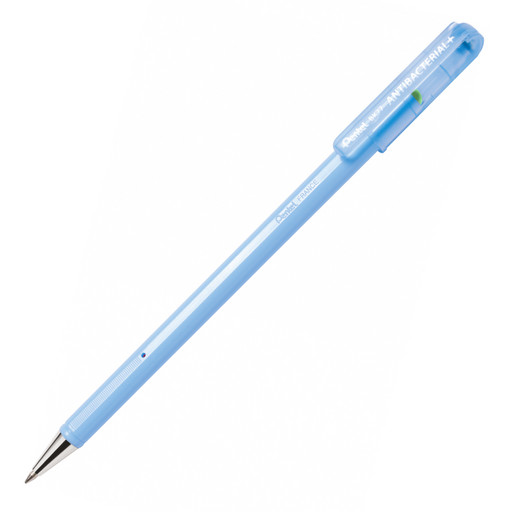 "Pentel" Ручка шариковая Antibacterial+ 12 шт. BK77AB-DE металлический наконечник цвет чернил: зелёный