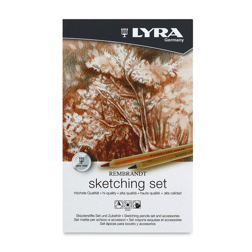 "LYRA" Набор художественных карандашей REMBRANDT SKETCHING SET 11 пред. ( в металлической упаковке ) L2051110