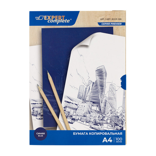 "Expert Complete" Бумага копировальная ECCP-100 23 г/м2 A4 100 л. 02-синяя