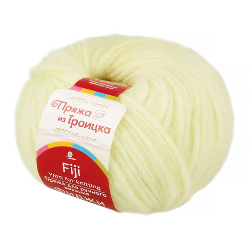 Пряжа из Троицка "Фиджи" 60% хлопок, 20% мериносовая шерсть, 20% акрил 5 шт. х 50 г 95 м