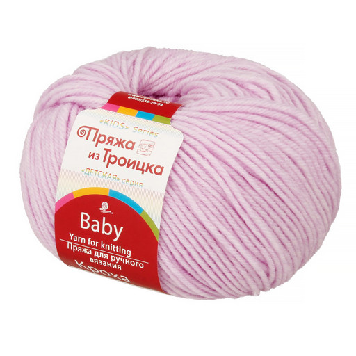 Пряжа из Троицка "Кроха" 80% акрил, 20% шерсть 10 шт. х 50 г 135 м