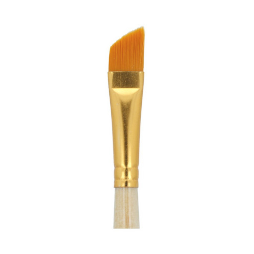 Кисть синтетика "Mr.Painter" SBA 206-12 плоская со скосом 5 шт короткая ручка №12