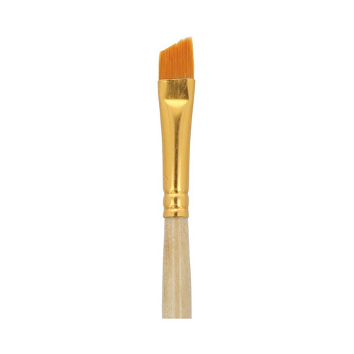 Кисть синтетика "Mr.Painter" SBA 206-10 плоская со скосом 5 шт короткая ручка №10