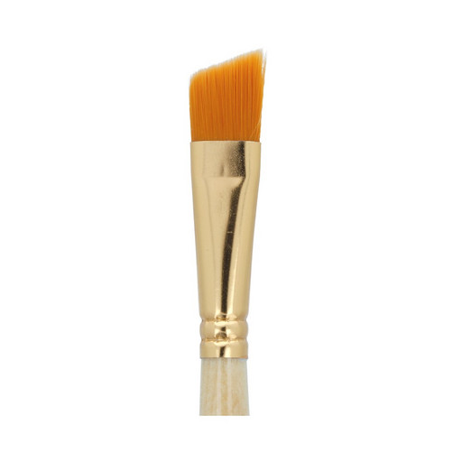 Кисть синтетика "Mr.Painter" SBA 206-16 плоская со скосом 5 шт короткая ручка №16