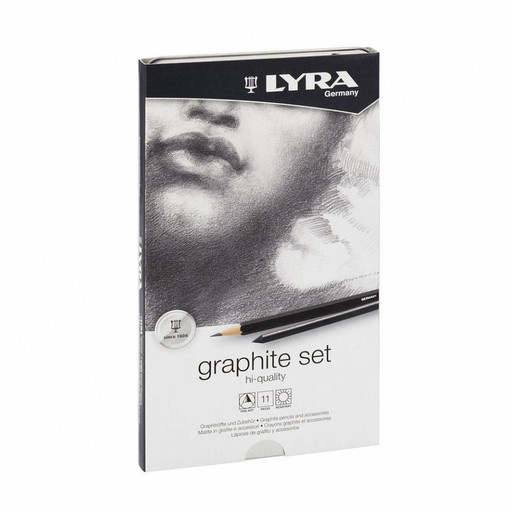 "LYRA" Набор для графики REMBRANDT GRAPHITE 11 шт. ( в металлической коробочке ) L2051111