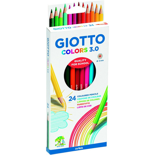 "Giotto" COLORS 3.0 Карандаши цветные деревянные заточенный 24 цв. F276700