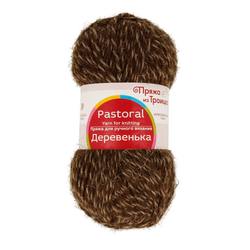 Пряжа из Троицка "Деревенька" 100% шерсть 10 шт. х 100 г 170 м
