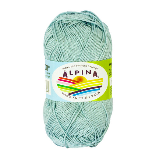 Пряжа ALPINA "SATI" 2 100% мерсеризованный хлопок 10 шт. х 50 г 170 м ± 10 м