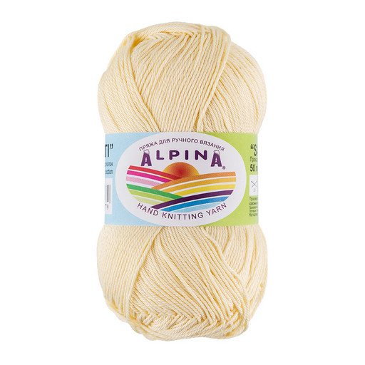 Пряжа ALPINA "SATI" 100% мерсеризованный хлопок 10 шт. х 50 г 170 м ± 10 м