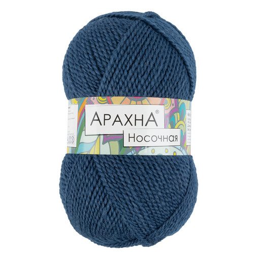 Пряжа ARACHNA "Носочная" 50% шерсть, 50% акрил 5 шт. х 100 г 250 м