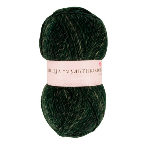 Пряжа Пехорская ПТ "Ровница "Мультиколоровая" 50% шерсть, 50% акрил 5 шт. х 200 г 400 м ± 24 м