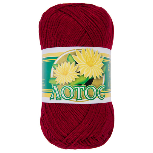 Пряжа СПБ "Лотос" 100% мерсеризованный хлопок 8 шт. х 100 г 250 м