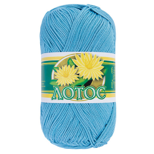 Пряжа СПБ "Лотос" 100% мерсеризованный хлопок 8 шт. х 100 г 250 м