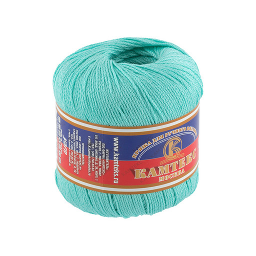 Пряжа Камтекс КТ "Хлопок мерсериз" 100% хлопок 10 шт. х 50 г 200 м