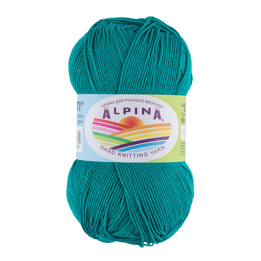 Пряжа ALPINA "SATI" 100% мерсеризованный хлопок 10 шт. х 50 г 170 м ± 10 м