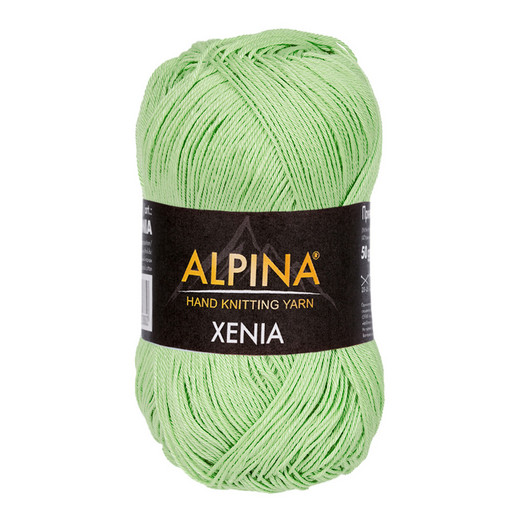Пряжа ALPINA "XENIA" 100% мерсеризованный хлопок 10 шт. х 50 г 240 м ± 10 м