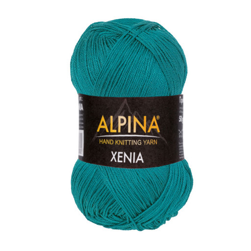 Пряжа ALPINA "XENIA" 2 100% мерсеризованный хлопок 10 шт. х 50 г 240 м ± 10 м