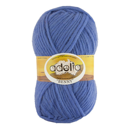 Пряжа ADELIA "BENNY" 100% шерсть 5 шт. х 100 г 96 м ± 5 м