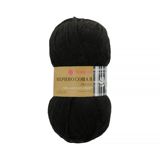 Пряжа Пехорская ПТ "Мериносовая" 50% мериносовая шерсть, 50% акрил 10 шт. х 100 г 200 м ± 12 м
