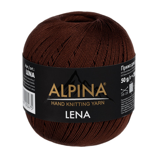 Пряжа ALPINA "LENA" 100% мерсеризованный хлопок 10 шт. х 50 г 280 м ± 15 м