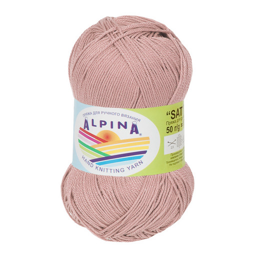 Пряжа ALPINA "SATI" 100% мерсеризованный хлопок 10 шт. х 50 г 170 м ± 10 м