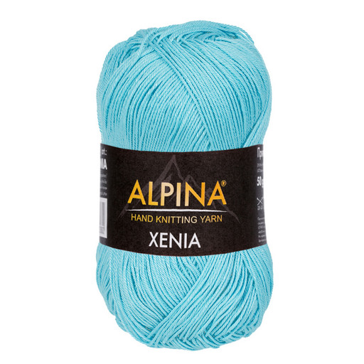 Пряжа ALPINA "XENIA" 100% мерсеризованный хлопок 10 шт. х 50 г 240 м ± 10 м