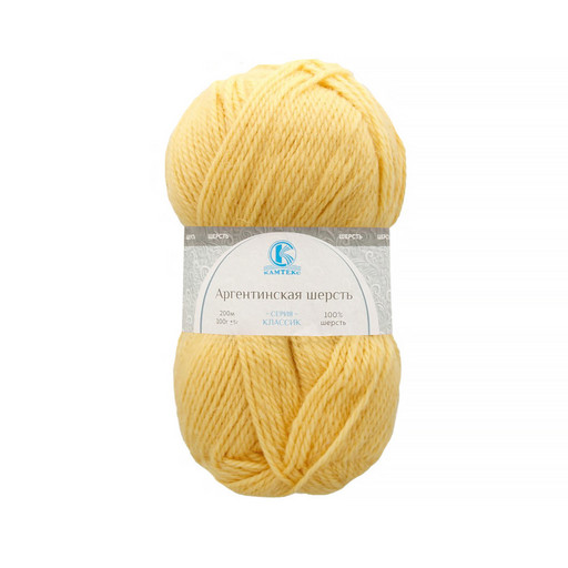 Пряжа Камтекс КТ "Аргентинская шерсть" 100% шерсть 10 шт. х 100 г 200 м