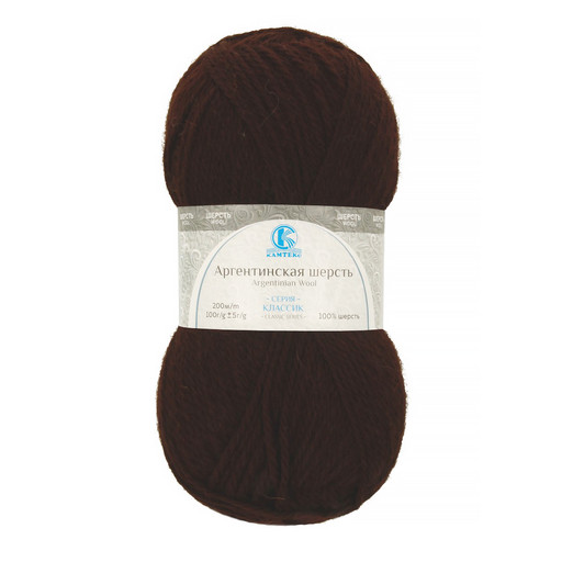 Пряжа Камтекс КТ "Аргентинская шерсть" 100% шерсть 10 шт. х 100 г 200 м