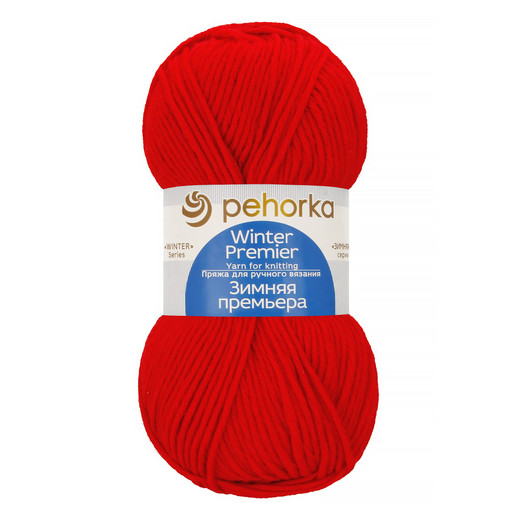 Пряжа Пехорская ПТ "Зимняя премьера" 50% мериносовая шерсть, 50% акрил 10 шт. х 100 г 150 м ± 8 м