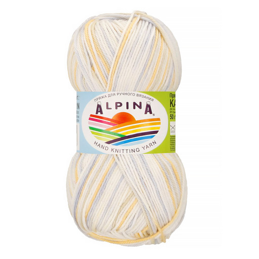 Пряжа ALPINA "KATRIN" 100% мерсеризованный хлопок 10 шт. х 50 г 140 м ± 10 м